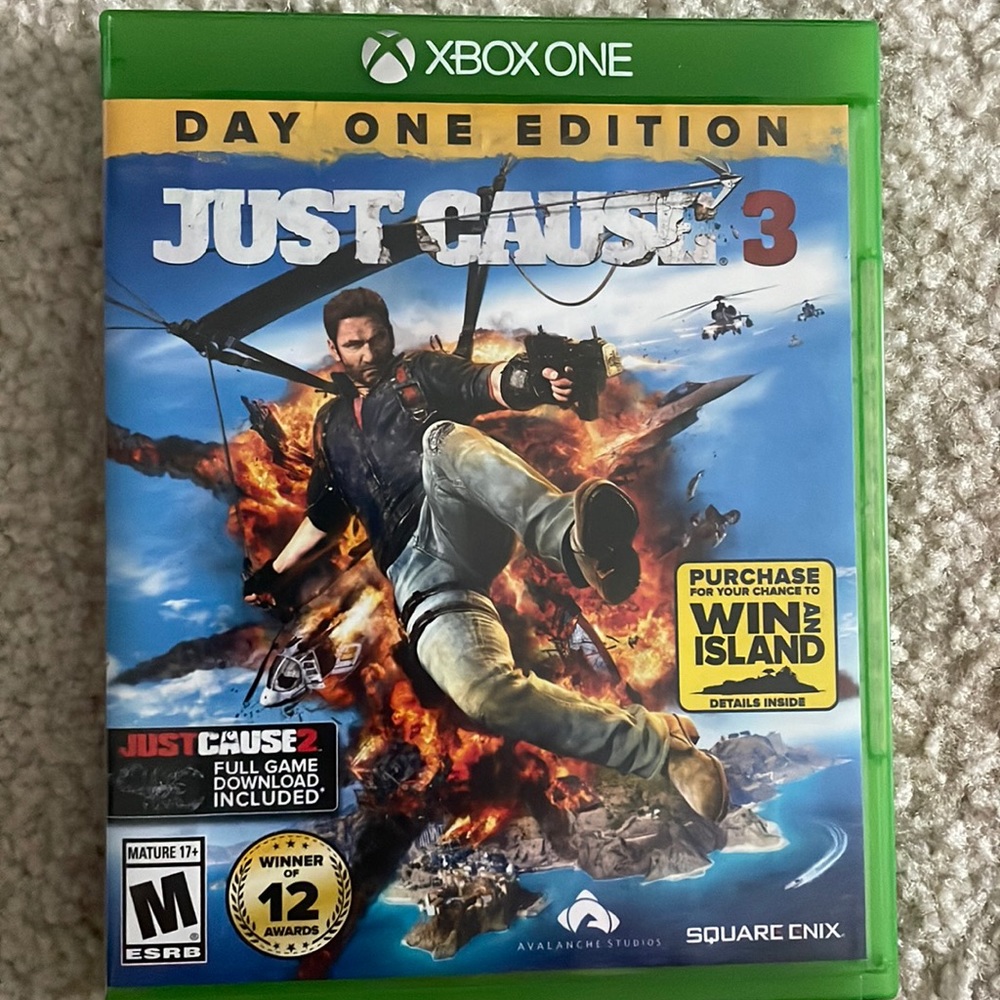 Just Cause 3 Xbox One Disc